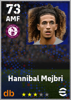 Hannibal Mejbri eFootball player card