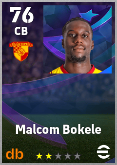 Malcom Bokele — CB, OVR 76, MAX 76