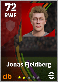 Jonas Fjeldberg eFootball player card