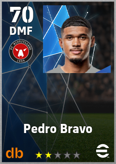 Pedro Bravo — DMF, OVR 70, MAX 70