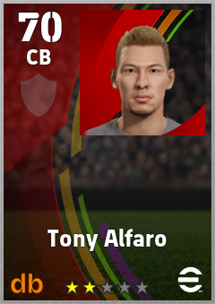 Tony Alfaro eFootball player card