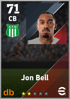 Jon Bell — CB, OVR 71, MAX 71