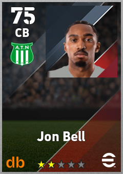 Jon Bell — CB, OVR 75, MAX 75