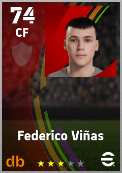 Federico Viñas eFootball player card