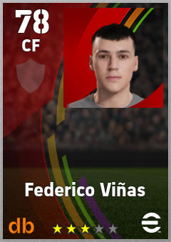 Federico Viñas eFootball player card