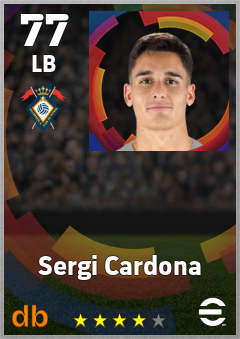 Sergi Cardona eFootball player card