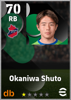Okaniwa Shuto eFootball player card