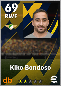 Kiko Bondoso — RWF, OVR 69, MAX 69