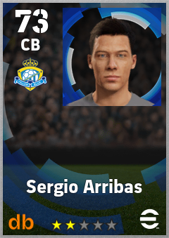 Sergio Arribas — CB, OVR 73, MAX 73