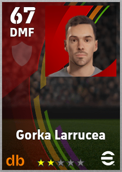 Gorka Larrucea eFootball player card