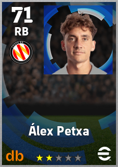Álex Petxa eFootball player card