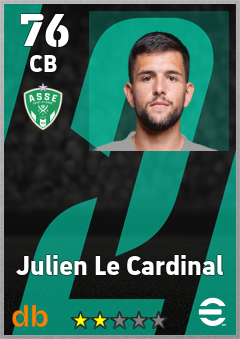 Julien Le Cardinal — CB, OVR 76, MAX 76