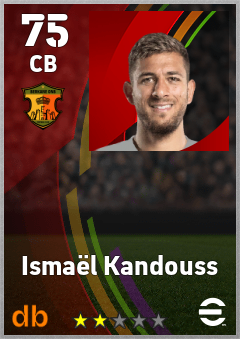 Ismaël Kandouss — CB, OVR 75, MAX 75