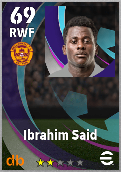 Ibrahim Said — RWF, OVR 69, MAX 69