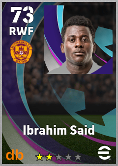 Ibrahim Said eFootball player card