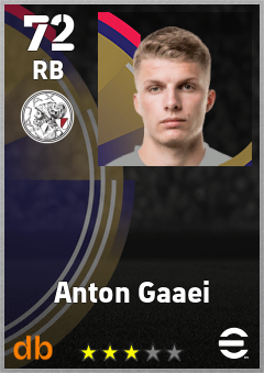 Anton Gaaei eFootball player card