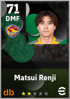 Matsui Renji eFootball player card