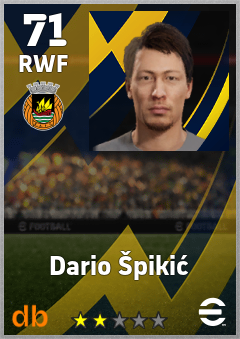 Dario Špikić — RWF, OVR 71, MAX 71