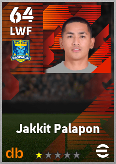 Jakkit Palapon — LWF, OVR 64, MAX 64