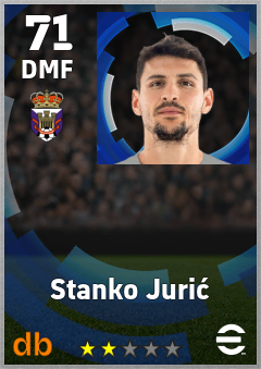 Stanko Jurić — DMF, OVR 71, MAX 71