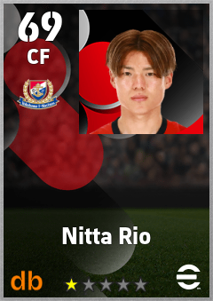 Nitta Rio — CF, OVR 69, MAX 69