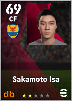 Sakamoto Isa eFootball player card