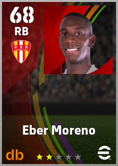 Eber Moreno eFootball player card