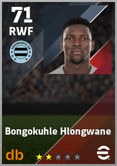 Bongokuhle Hlongwane eFootball player card