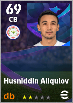 Husniddin Aliqulov eFootball player card