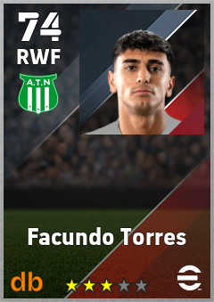 Facundo Torres eFootball player card