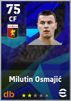 Milutin Osmajić — CF, OVR 75, MAX 75