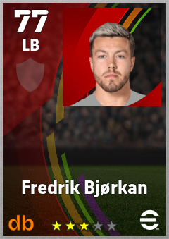 Fredrik Bjørkan — LB, OVR 77, MAX 77