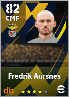 Fredrik Aursnes — CMF, OVR 82, MAX 90