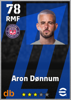 Aron Dønnum — RMF, OVR 78, MAX 78