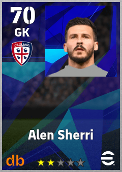Alen Sherri — GK, OVR 70, MAX 70