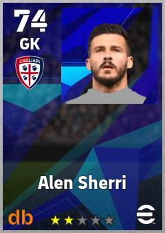 Alen Sherri — GK, OVR 74, MAX 74