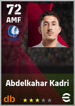 Abdelkahar Kadri eFootball player card