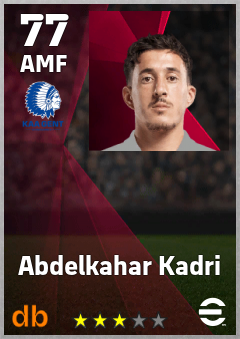 Abdelkahar Kadri — AMF, OVR 77, MAX 77
