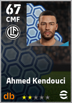 Ahmed Kendouci — CMF, OVR 67, MAX 67