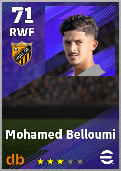Mohamed Belloumi — RWF, OVR 71, MAX 71