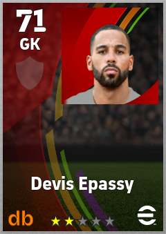 Devis Epassy eFootball player card