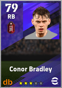 Conor Bradley — RB, OVR 79, MAX 79