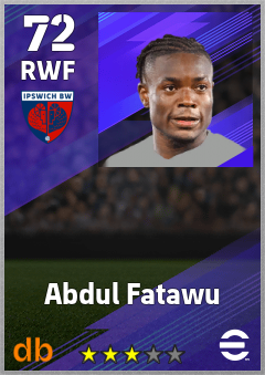 Abdul Fatawu — RWF, OVR 72, MAX 72