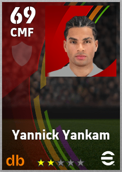 Yannick Yankam — CMF, OVR 69, MAX 69