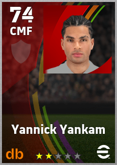 Yannick Yankam — CMF, OVR 74, MAX 74