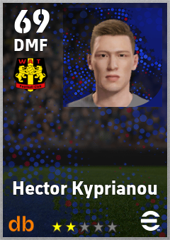 Hector Kyprianou — DMF, OVR 69, MAX 69