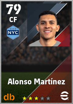 Alonso Martínez — CF, OVR 79, MAX 79