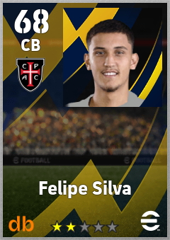 Felipe Silva — CB, OVR 68, MAX 68