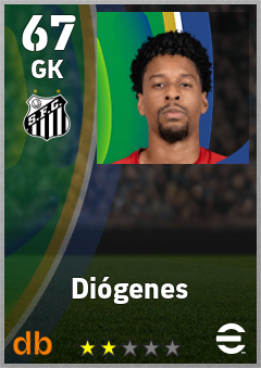 Diógenes — GK, OVR 67, MAX 67