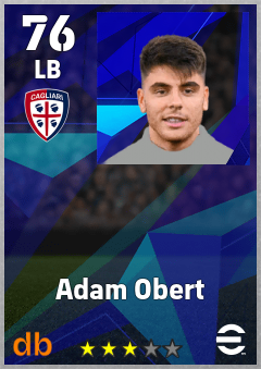 Adam Obert — LB, OVR 76, MAX 76